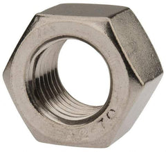 Value Collection - M16x2.00 Metric Coarse Stainless Steel Right Hand Heavy Hex Nut - 24mm Across Flats, 16mm High, Uncoated - USA Tool & Supply