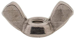 Value Collection - M4x0.70 Metric Coarse, Stainless Steel Standard Wing Nut - Grade 18-8, Austenitic Grade A2, 20mm Wing Span, 10.5mm Wing Span - USA Tool & Supply