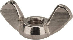 Value Collection - M5x0.80 Metric Coarse, Stainless Steel Standard Wing Nut - Grade 18-8, Austenitic Grade A2, 24mm Wing Span, 11mm Wing Span - USA Tool & Supply