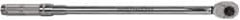 Paramount - 1/2" Drive Micrometer Type Ratchet Head Torque Wrench - 74.6 N/m to 346 N/m Torque, 25" OAL, 1 Ft/Lb Graduation - USA Tool & Supply