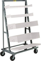 Little Giant - 24" Wide x 67" High x 40" Deep, Adjustable Tray Truck - 2,000 Lb Capacity - USA Tool & Supply