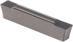 Kennametal - 0305G B Grade KC9320, 3.05mm Cutting Width Carbide Grooving Insert - 3.51mm Max Depth of Cut, Neutral, 0.2mm Corner Radius, TiCN/Al2O3 Finish - USA Tool & Supply