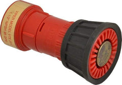 Value Collection - 1-1/2" Hose Diam NPSH Constant Flow Hose Nozzle - 95 Max GPM, Polyurethane, 100 psi - USA Tool & Supply