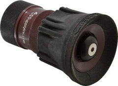Made in USA - 1" Hose Diam NPSH Thread Constant Flow Hose Nozzle - 30 Max GPM, Polyurethane, 100 psi - USA Tool & Supply