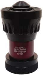 Made in USA - 1-1/2" Hose Diam NST Adjustable Fog Hose Nozzle - 90 Max GPM, Polyurethane, 100 psi - USA Tool & Supply