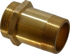 Value Collection - Brass Nipple - For Use with Fire Hose - USA Tool & Supply