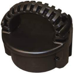 Made in USA - 4" Thread Hydrant Safety Bump Cap - Polyurethane - USA Tool & Supply