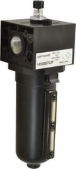 PRO-SOURCE - 3/4 NPT Port, 250 Max psi, Heavy-Duty Lubricator - Metal Bowl with Sight Glass, Aluminum Body, 240 CFM, 175°F Max, 3.62" Wide x 11.81" High - USA Tool & Supply