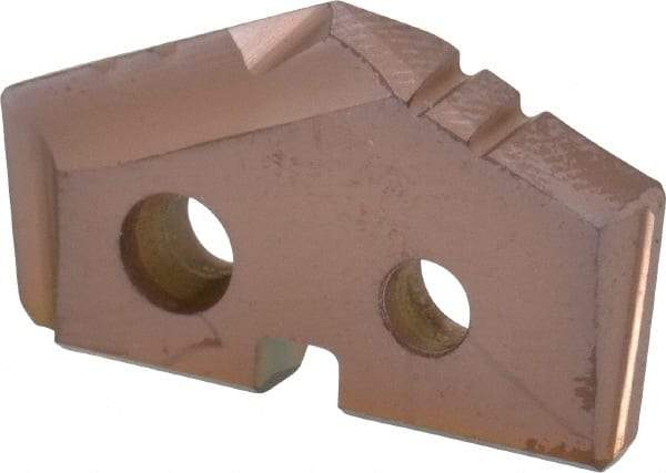 Allied Machine and Engineering - 15/16" Diam x 5/32" Thick, Seat Code 1, 132° Included Angle Spade Drill Insert - AM200 Coated, Cobalt, Grade Super Cobalt, Series GEN2 T-A - USA Tool & Supply