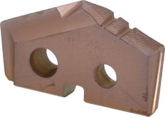 Allied Machine and Engineering - 15/16" Diam x 5/32" Thick, Seat Code 1, 132° Included Angle Spade Drill Insert - AM200 Coated, Cobalt, Grade Super Cobalt, Series GEN2 T-A - USA Tool & Supply