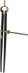 SPI - 10 Inch Leg, Spring Joint, Steel, Powder Coated, Divider - 10 Inch Max Measurement, with Quick Nut Adjustment - USA Tool & Supply