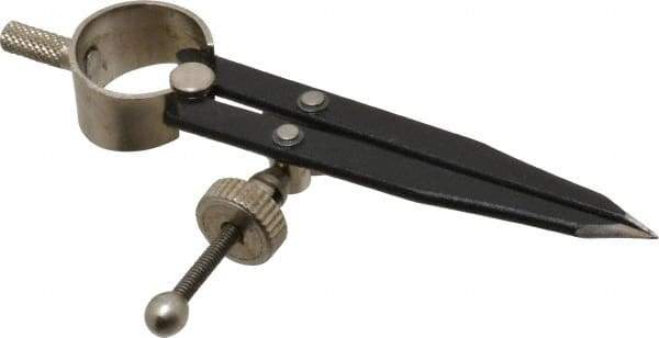 SPI - 3 Inch Leg, Spring Joint, Steel, Powder Coated, Divider - 3 Inch Max Measurement, with Quick Nut Adjustment - USA Tool & Supply