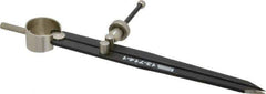SPI - 6 Inch Leg, Spring Joint, Steel, Powder Coated, Divider - 6 Inch Max Measurement, with Quick Nut Adjustment - USA Tool & Supply