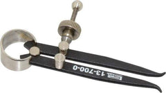 SPI - 3 Inch Leg, Spring Joint, Steel, Powder Coated, Inside Caliper - 3 Inch Max Measurement, with Quick Nut Adjustment - USA Tool & Supply