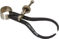 SPI - 3 Inch Leg, Spring Joint, Steel, Powder Coated, Outside Caliper - 3 Inch Max Measurement, with Quick Nut Adjustment - USA Tool & Supply