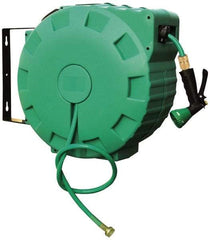 Value Collection - 80' Spring Retractable Hose Reel - 140 psi, Hose Included - USA Tool & Supply