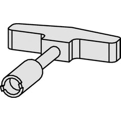 Kennametal - T-Handle Driver for Indexable Tools - Coolant Supply Unit Compatible, Series HSK - USA Tool & Supply