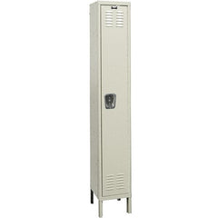 Hallowell - 1 Door, 1 Tier, Premium Wardrobe Lockers - USA Tool & Supply