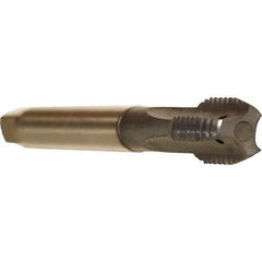 Emuge - 3/4-16 UNF 2BX 4 Flute TiCN Finish Cobalt Straight Flute Machine Tap - Modified Bottoming, Right Hand Thread, 4.331" OAL, 0.984" Thread Length, Oversize, Through Coolant - USA Tool & Supply