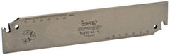 Iscar - 1.7717" Blade Height, 0.205" Blade Width, 8.858" OAL, Neutral Cut, Single End Indexable Cut-Off Blade - TGFH Blade, Tang-Grip Series - USA Tool & Supply