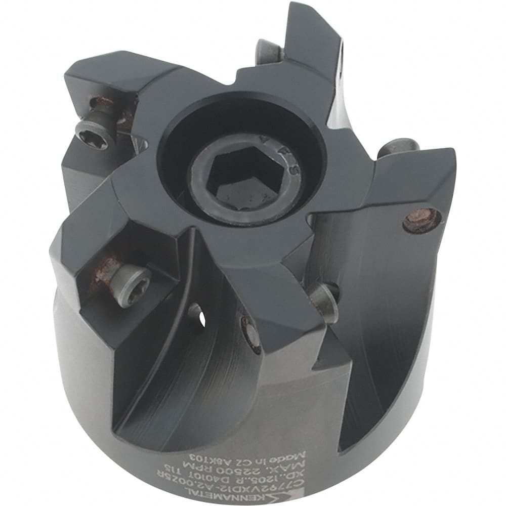 Kennametal - 2" Cut Diam, 3/4" Arbor Hole Diam, Indexable Square-Shoulder Face Mill - USA Tool & Supply
