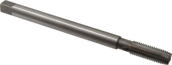 Hertel - 3/4-10 UNC, 4 Flute Plug Hand Pulley Tap - High Speed Steel, Bright Finish, H3 Thread Limit, 10" OAL - USA Tool & Supply