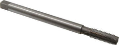 Hertel - 3/4-10 UNC, 4 Flute Plug Hand Pulley Tap - High Speed Steel, Bright Finish, H3 Thread Limit, 10" OAL - USA Tool & Supply