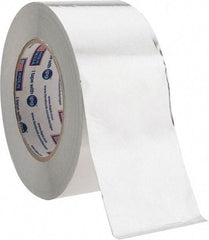 Intertape - 2-1/2" x 60 Yds Silver Foil Tape - 4.6 mil, Acrylic Adhesive, Aluminum Foil Backing, 30 Lb/ln Tensile Strength, -35°F to 350°F, Series ALF200L - USA Tool & Supply
