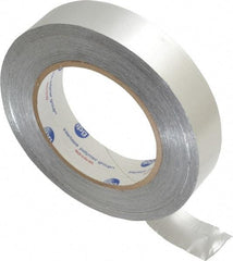Intertape - 1" x 60 Yds Silver Foil Tape - 6.1 mil, Acrylic Adhesive, Aluminum Foil Backing, 29 Lb/ln Tensile Strength, -29.2°F to 203°F, Series ALF300 - USA Tool & Supply