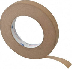 Intertape - 3/4" x 60 Yd Natural (Color) Rubber Adhesive Packaging Tape - Paper Backing, 7.2 mil Thick, 45 Lb Tensile Strength, Series 539 - USA Tool & Supply