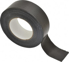 Intertape - 2" x 55m Black Duct Tape - 9 mil, Rubber Adhesive, Polyethylene Cloth Backing, 18 Lb/ln Tensile Strength, 32°F to 160°F, Series AC20 - USA Tool & Supply