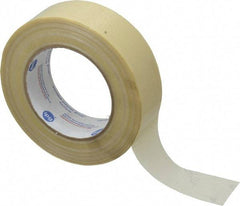 Intertape - 1-1/2" x 60 Yd Natural (Color) Rubber Adhesive Packaging Tape - Polyester Film Backing, 5.6 mil Thick, 175 Lb Tensile Strength, Series RG15 - USA Tool & Supply