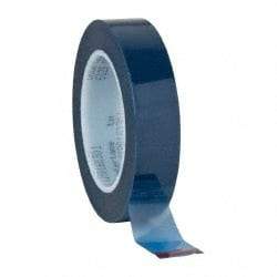 Intertape - 1" Wide x 72 Yd Long Blue Polyester Film Masking Tape - Series 6120, 3.2 mil Thick, 25 In/Lb Tensile Strength - USA Tool & Supply