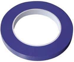 Intertape - 1/2" Wide x 36 Yd Long Blue Vinyl Masking Tape - Series FM71, 5.4 mil Thick, 14 In/Lb Tensile Strength - USA Tool & Supply