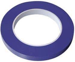 Intertape - 1/2" Wide x 36 Yd Long Blue Vinyl Masking Tape - Series FM71, 5.4 mil Thick, 14 In/Lb Tensile Strength - USA Tool & Supply