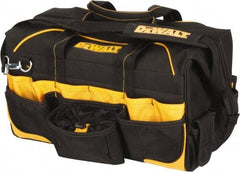 DeWALT - 42 Pocket Black & Yellow Polyester Tool Bag - 18" Wide x 9-1/2" Deep x 10-1/2" High - USA Tool & Supply