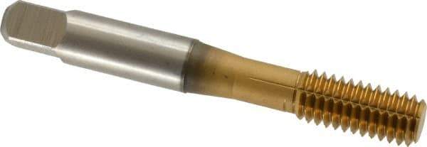 Accupro - 3/8-16 UNC H5 Thread Limit Bottoming Thread Forming Tap - Powdered Metal High Speed Steel, TiN Finish, 2-15/16" OAL - USA Tool & Supply