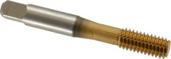 Accupro - 3/8-16 UNC H5 Thread Limit Bottoming Thread Forming Tap - Powdered Metal High Speed Steel, TiN Finish, 2-15/16" OAL - USA Tool & Supply