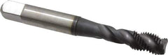 Accupro - 5/16-24 UNF 3 Flute 3B Modified Bottoming Spiral Flute Tap - Powdered Metal, TiCN Finish, 2-23/32" OAL, Right Hand Flute, Right Hand Thread, H3 - USA Tool & Supply