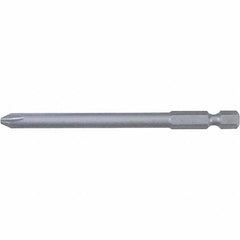 Wiha - #3 Power Bit - 1/4" Drive, 2-3/4" OAL - USA Tool & Supply