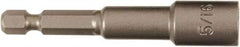 Wiha - 5/16" Magnetic Nutsetter - 1/4" Hex Drive, 2-1/2" OAL - USA Tool & Supply