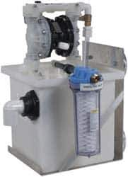 Made in USA - 180 GPH Oil Removal Capacity, Coalescent Skimmer - 40 to 125°F - USA Tool & Supply