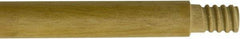 O-Cedar - 60 x 1" Wood Squeegee Handle - Threaded Connection, Tan - USA Tool & Supply