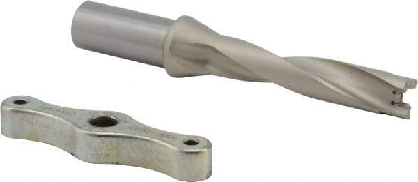 Iscar - 0.827 to 0.862" Diam, 5xD, 4.13" Max Depth, 1" Shank Diam, Replaceable Tip Drill - 21 Seat Size, DCM Toolholder, Series ChamDrill - USA Tool & Supply