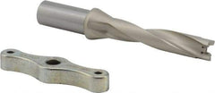 Iscar - 0.827 to 0.862" Diam, 5xD, 4.13" Max Depth, 1" Shank Diam, Replaceable Tip Drill - 21 Seat Size, DCM Toolholder, Series ChamDrill - USA Tool & Supply