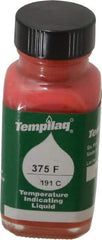 Tempil - 375°F Temp Indicating Liquid - 2 Ounce Container, 191°C - USA Tool & Supply