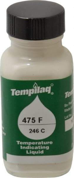 Tempil - 475°F Temp Indicating Liquid - 2 Ounce Container, 246°C - USA Tool & Supply