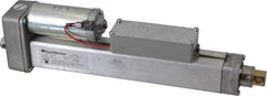 Duff-Norton - 8" Stroke Len, 25% Duty Cycle, 12 Volt, Linear Electromechanical Actuator with Limit Switch - DC Input, 0.5" per Second, 100 Lb Capacity - USA Tool & Supply