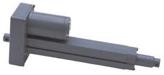 Duff-Norton - 8" Stroke Len, 25% Duty Cycle, 12 Volt, Linear Electromechanical Actuator with Limit Switch - DC Input, 0.37" per Second, 250 Lb Capacity - USA Tool & Supply