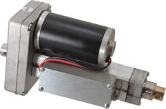 Duff-Norton - 4" Stroke Len, 25% Duty Cycle, 12 Volt, Linear Electromechanical Actuator with Limit Switch - DC Input, 0.37" per Second, 250 Lb Capacity - USA Tool & Supply